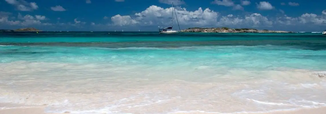 sint maarten zee strand zeilboot