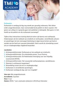 Academy brochure euthanasie